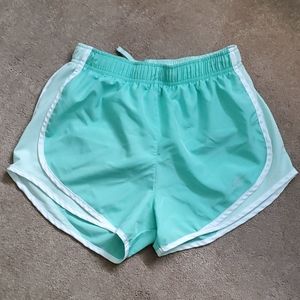 Light green nike tempo shorts